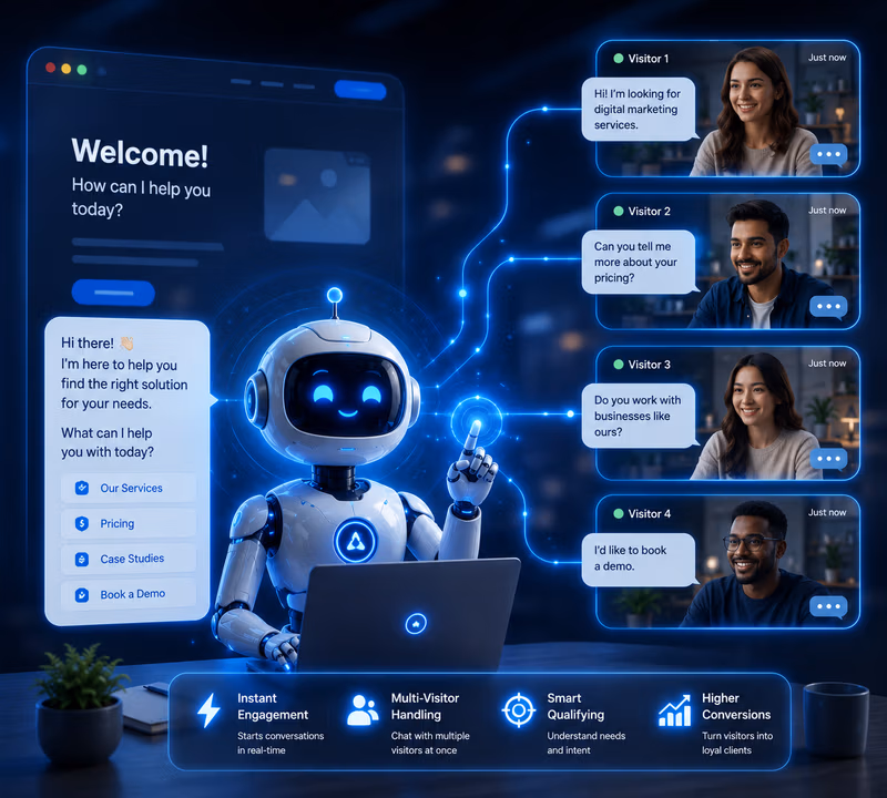 Engage Website Visitors Instantly